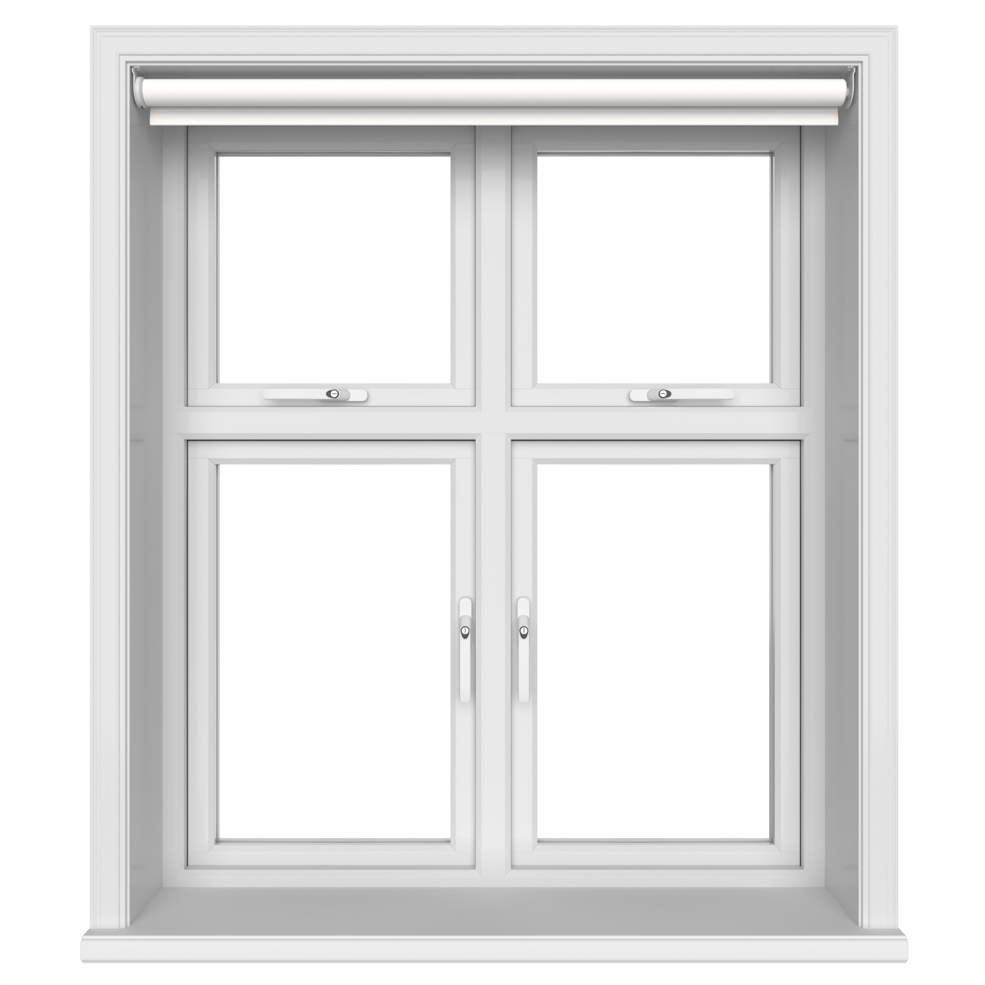 Radiance Blackout Bright White Motorised Roller Blind - Image 3
