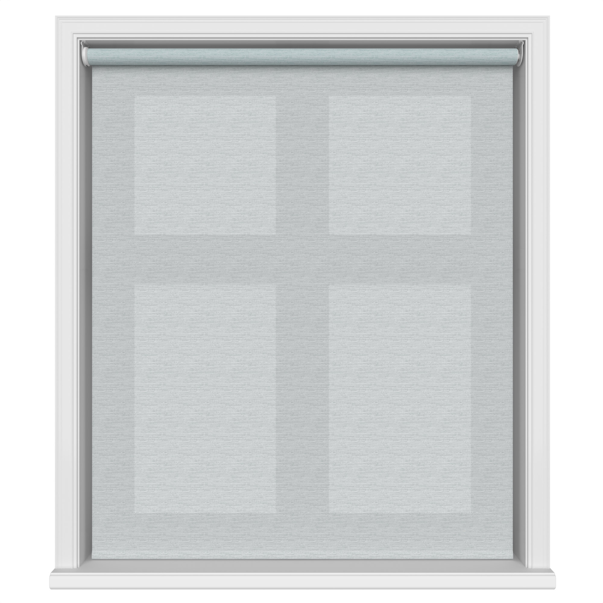 Dawn Fusion Silver Motorised Roller Blind - Image 2