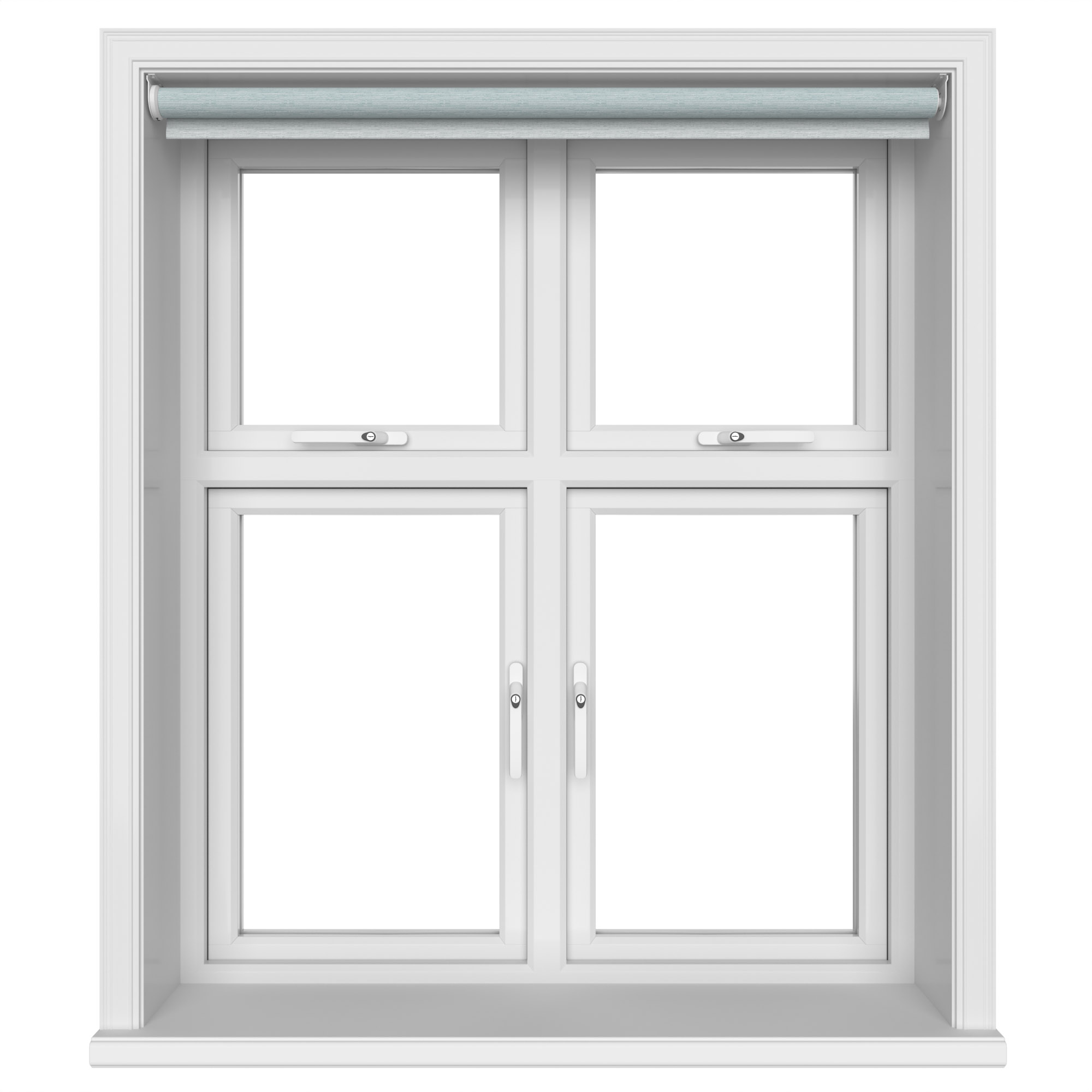 Dawn Fusion Silver Motorised Roller Blind - Image 3