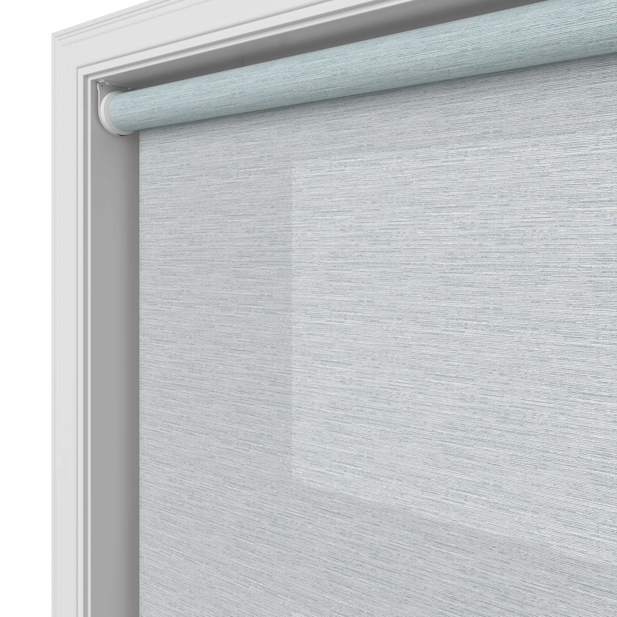 Dawn Fusion Silver Motorised Roller Blind - Image 4