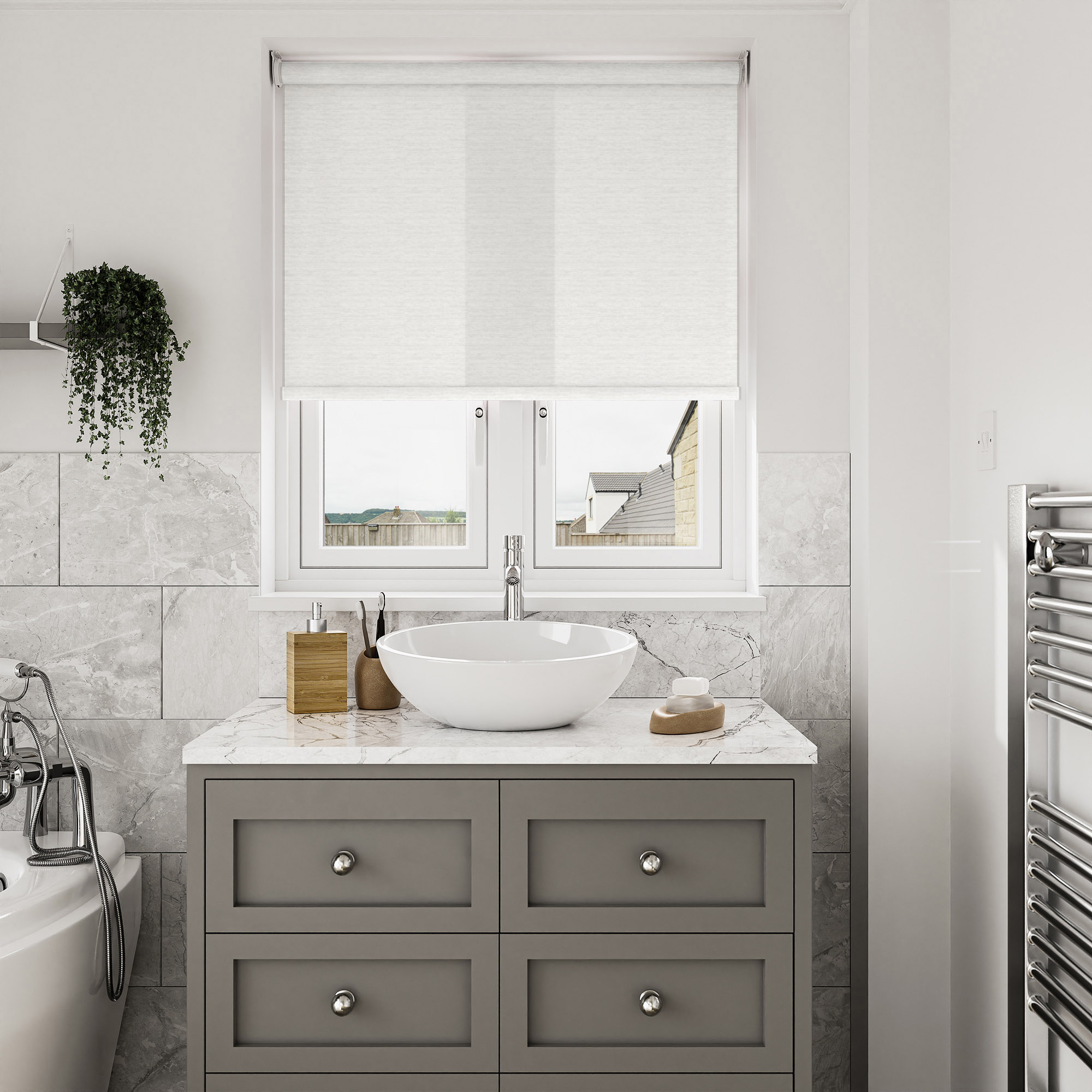Leighton Polar Motorised Roller Blind - Image 7