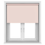 Sparkle Blackout Petal Blush Motorised Roller Blind