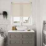Huxley Soft Biscuit Motorised Roller Blind