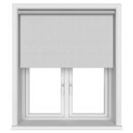 Huxley Blackout Muted Cloud Motorised Roller Blind