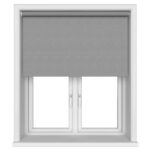 Huxley Blackout Eclipse Grey Motorised Roller Blind