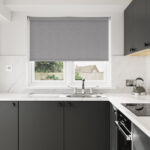 Huxley Blackout Eclipse Grey Motorised Roller Blind