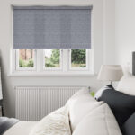 Luxe Navy Motorised Roller Blind