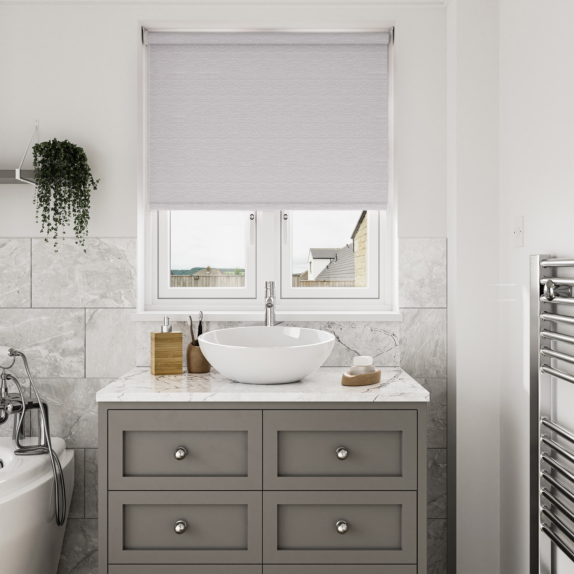 Ascot Blackout Gaze Motorised Roller Blind - Image 7