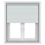 Ascot Blackout Duckegg Motorised Roller Blind