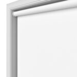 Chester Blackout Pure White Motorised Roller Blind
