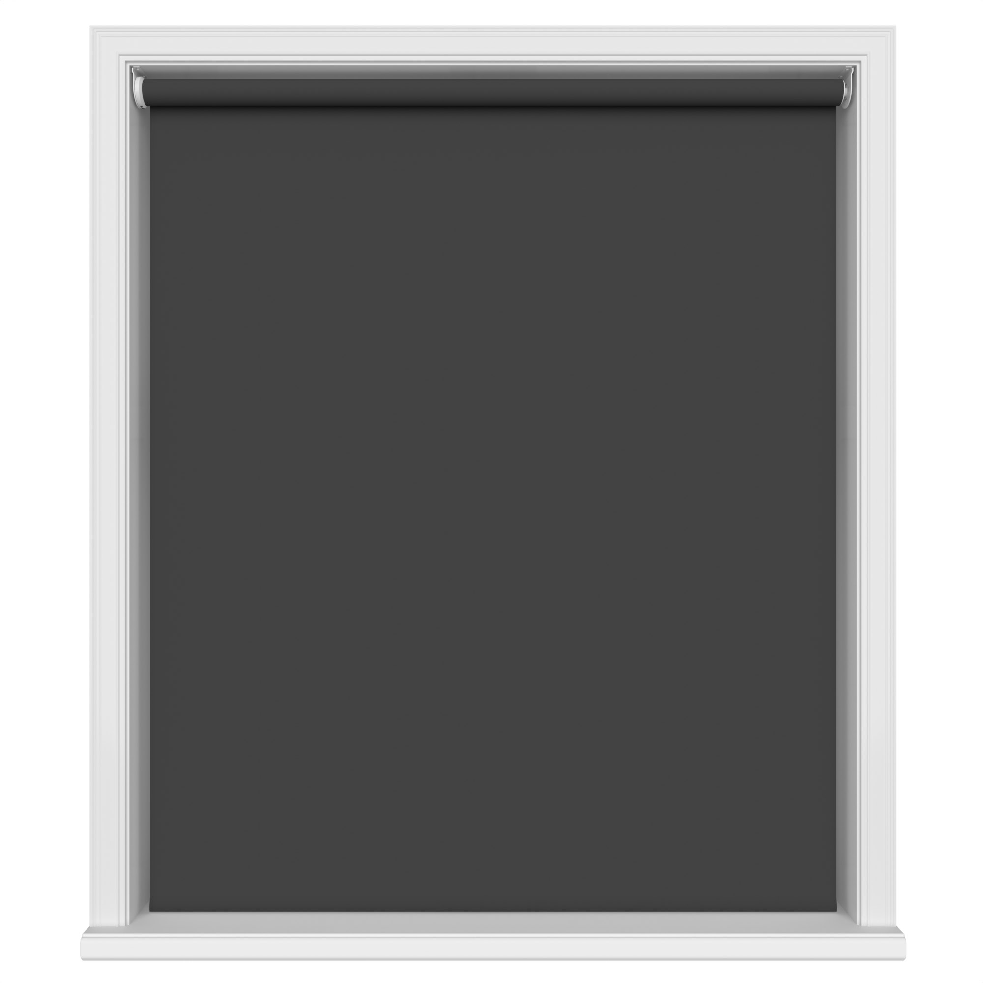 Chester Blackout Shadow Noir Motorised Roller Blind - Image 2