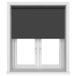 Chester Blackout Shadow Noir Motorised Roller Blind