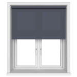 Chester Navy Blue Motorised Roller Blind
