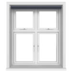 Chester Navy Blue Motorised Roller Blind