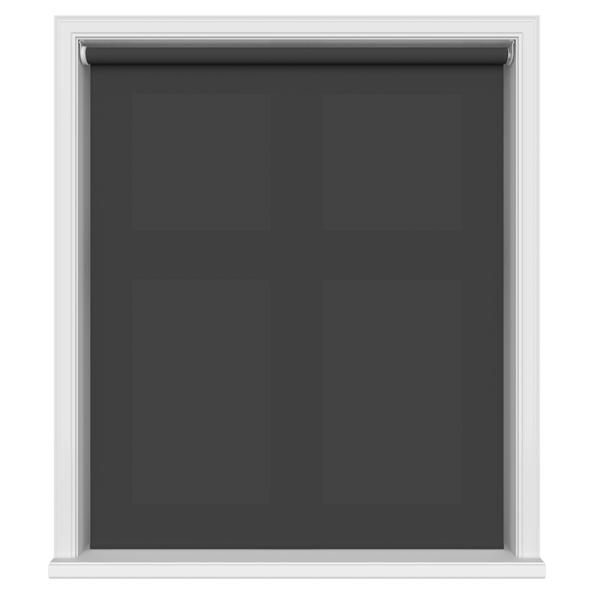 Chester Shadow Noir Motorised Roller Blind - Image 2
