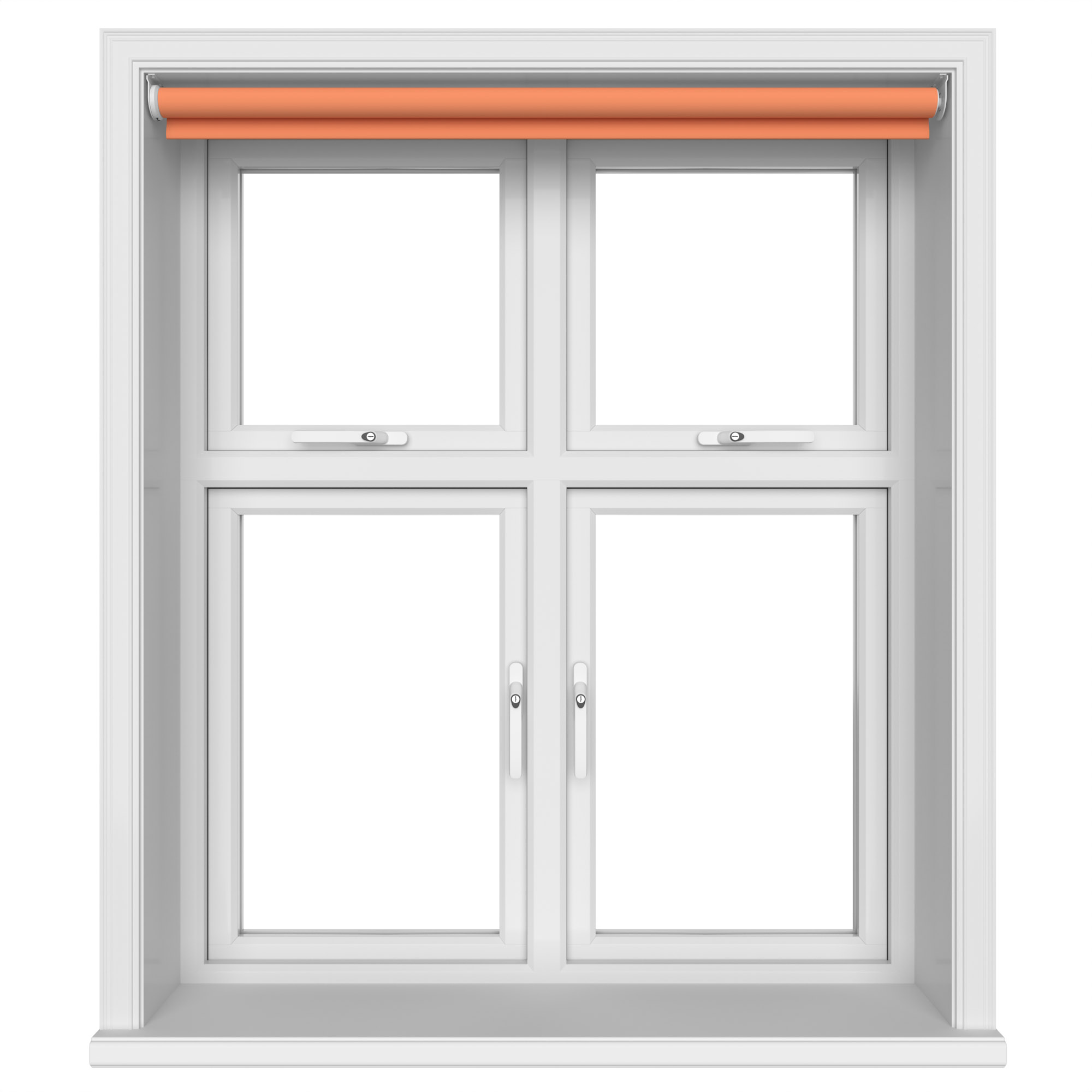 Chester Sunset Orange Motorised Roller Blind - Image 3