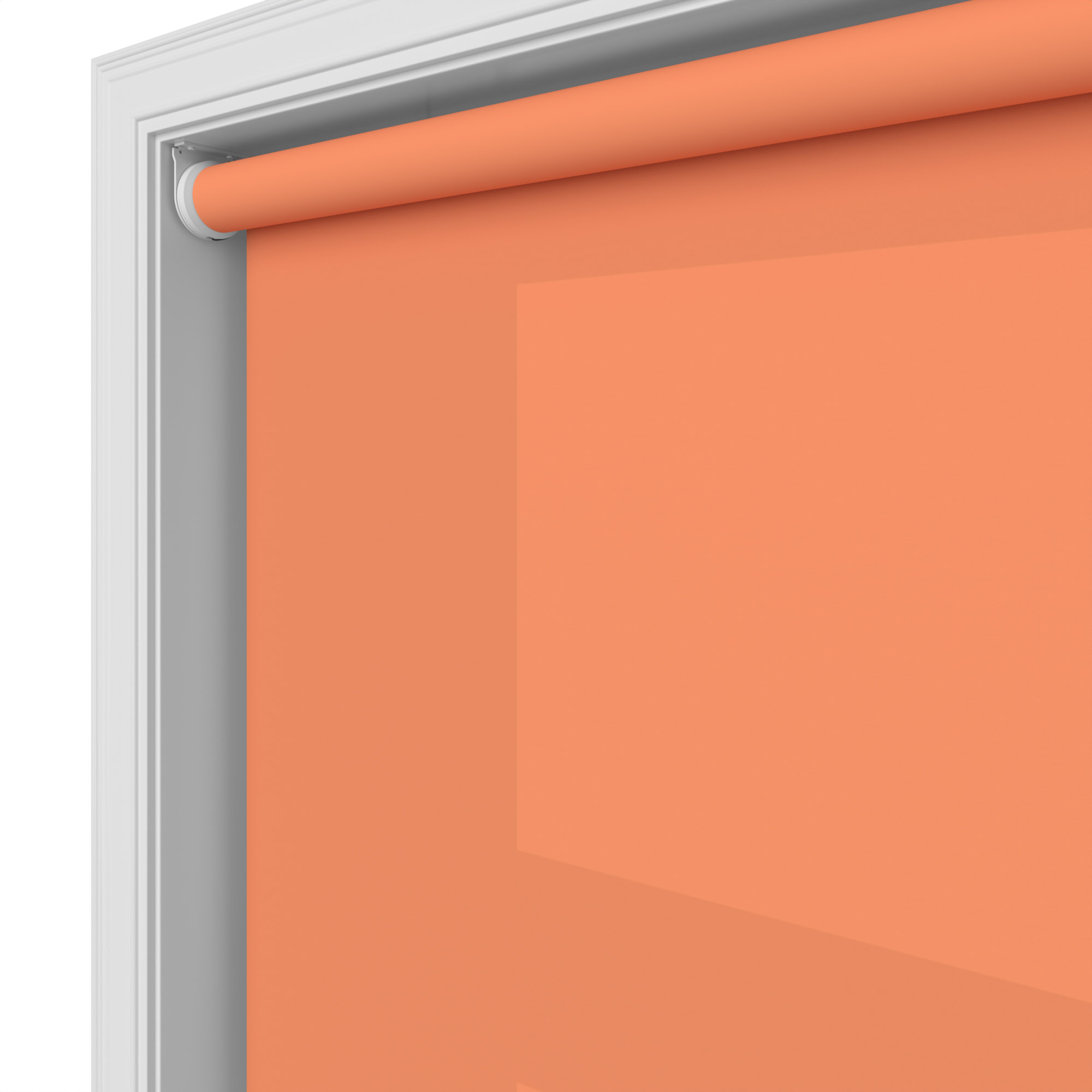 Chester Sunset Orange Motorised Roller Blind - Image 4
