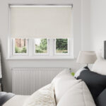 Brooklyn Blackout Faint Satin Motorised Roller Blind