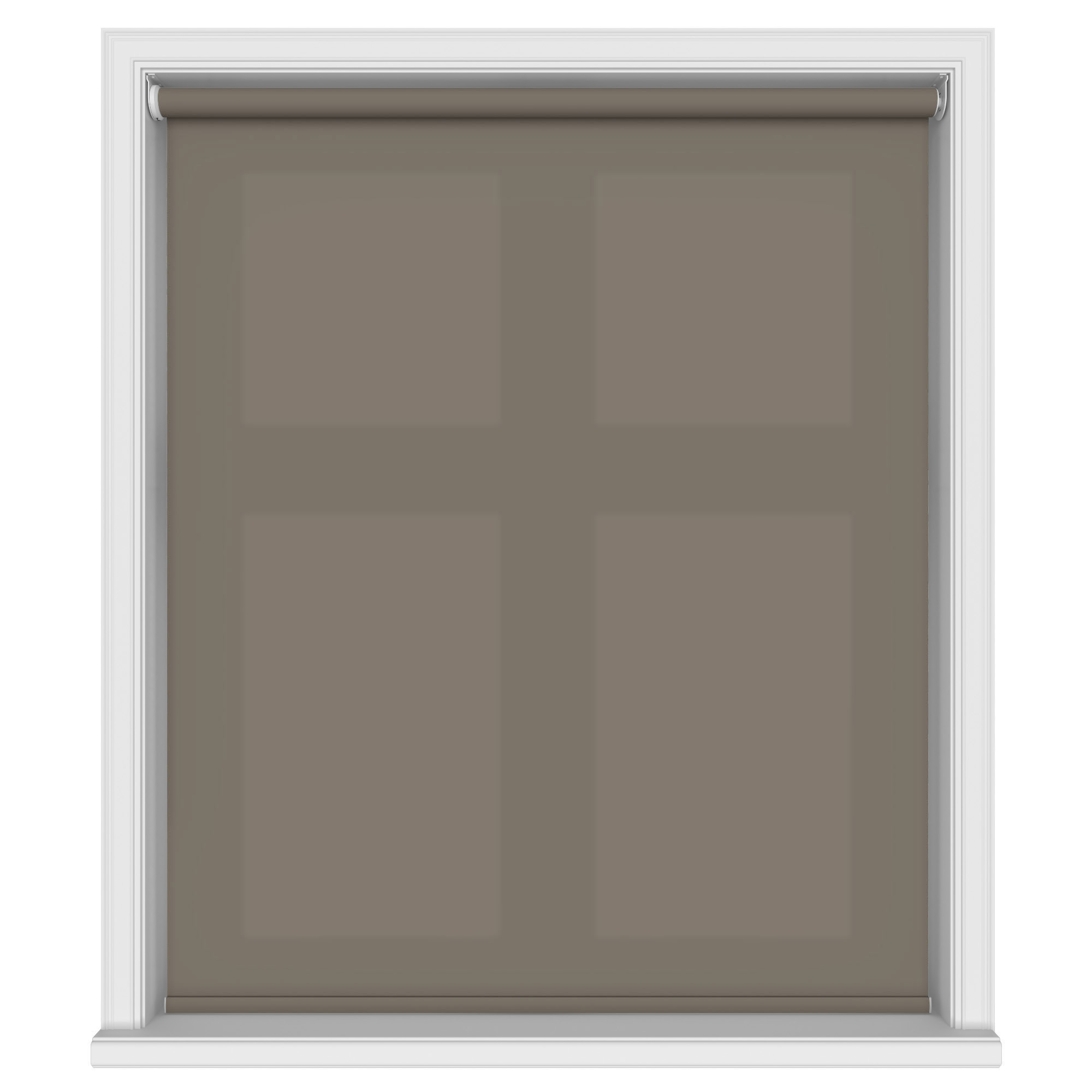 Easton Rich Truffle Motorised Roller Blind - Image 2