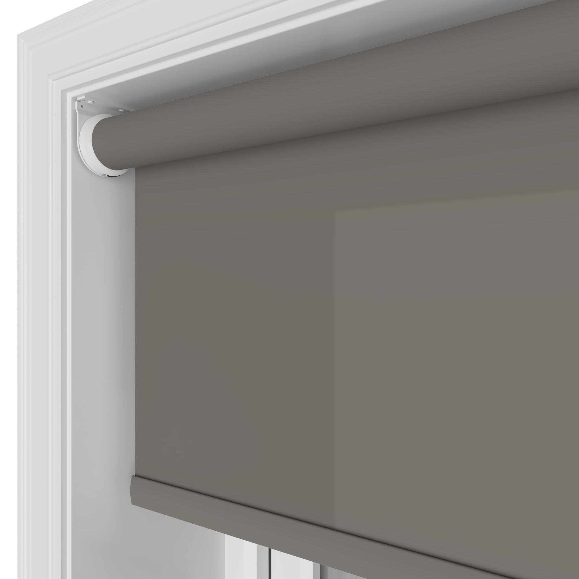 Easton Grey Flint Motorised Roller Blind - Image 4
