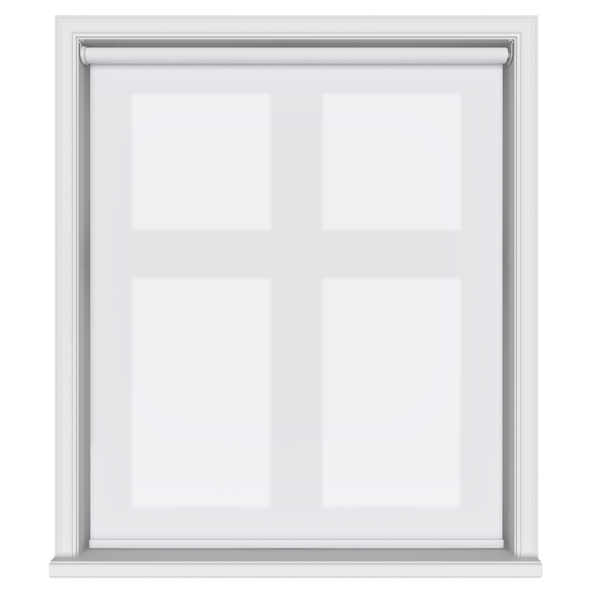 Easton Snowy White Motorised Roller Blind - Image 2
