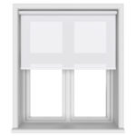Easton Snowy White Motorised Roller Blind