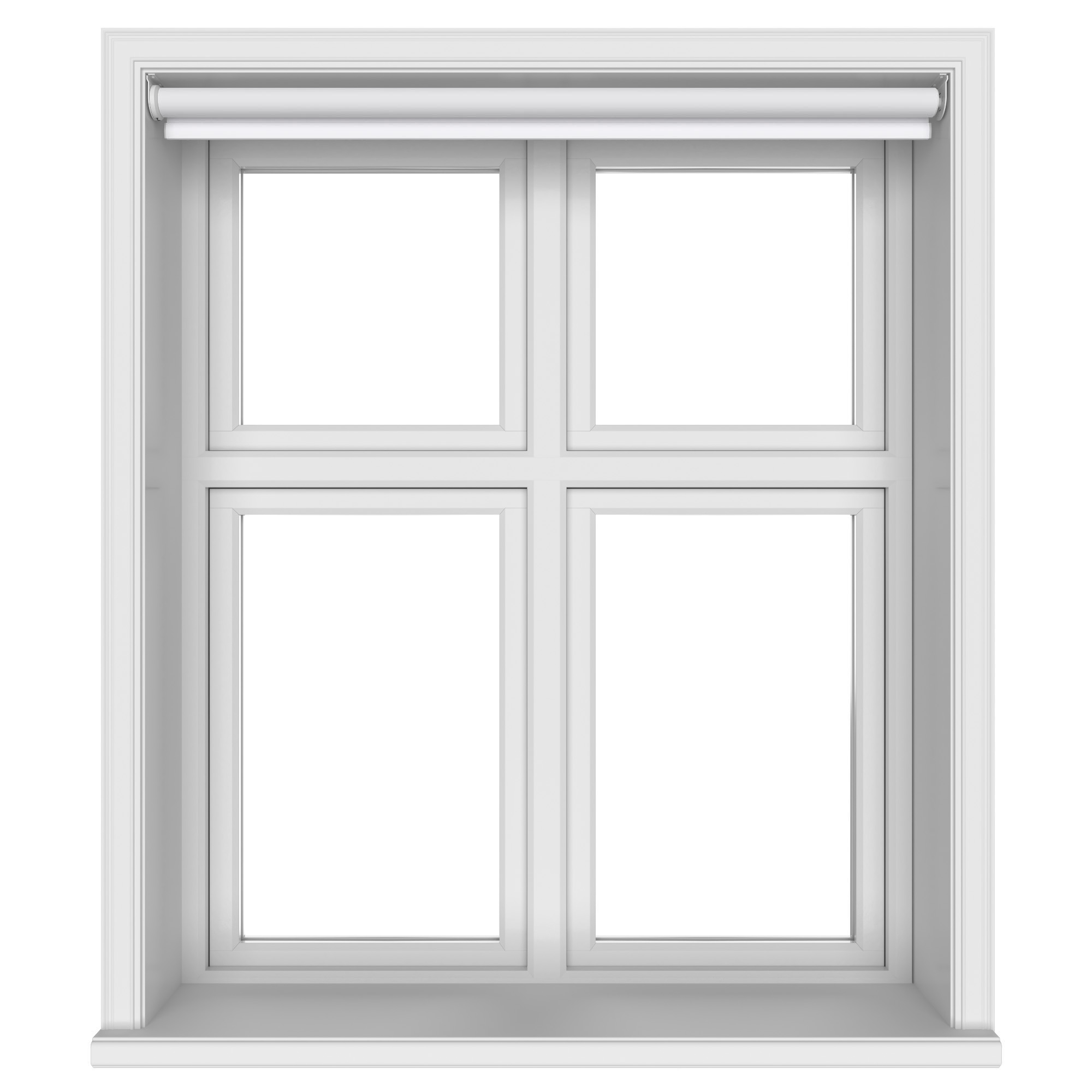 Easton Snowy White Motorised Roller Blind - Image 3