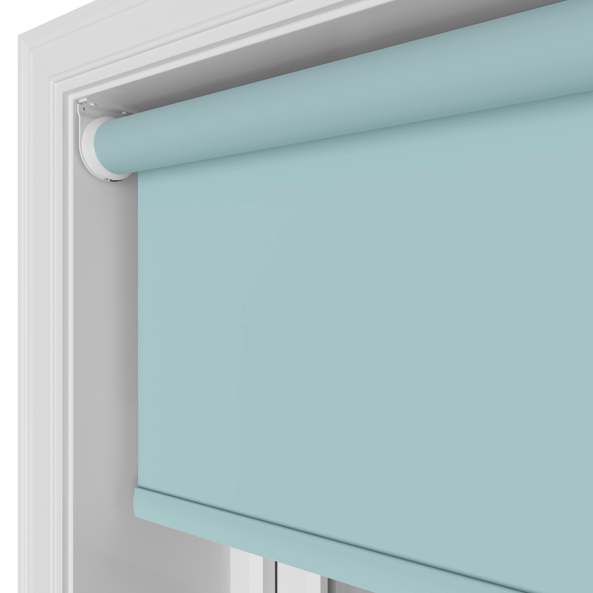 Easton Blackout Clear Sky Motorised Roller Blind - Image 4