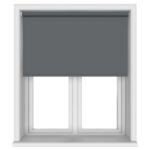 Easton Blackout Smoked Char Motorised Roller Blind