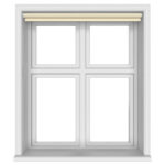 Easton Blackout Buttercream Motorised Roller Blind