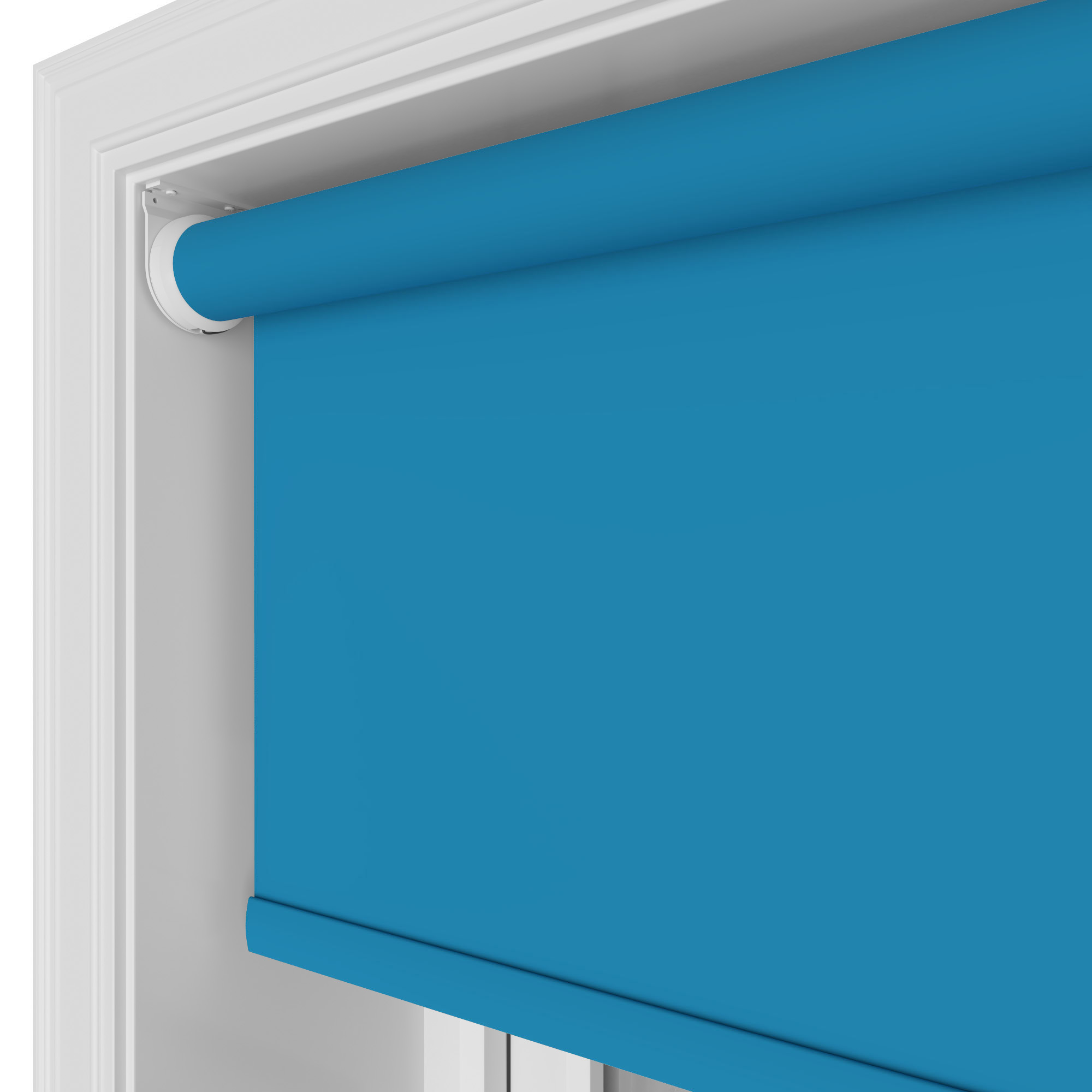 Easton Blackout Tropical Lagoon Motorised Roller Blind - Image 4