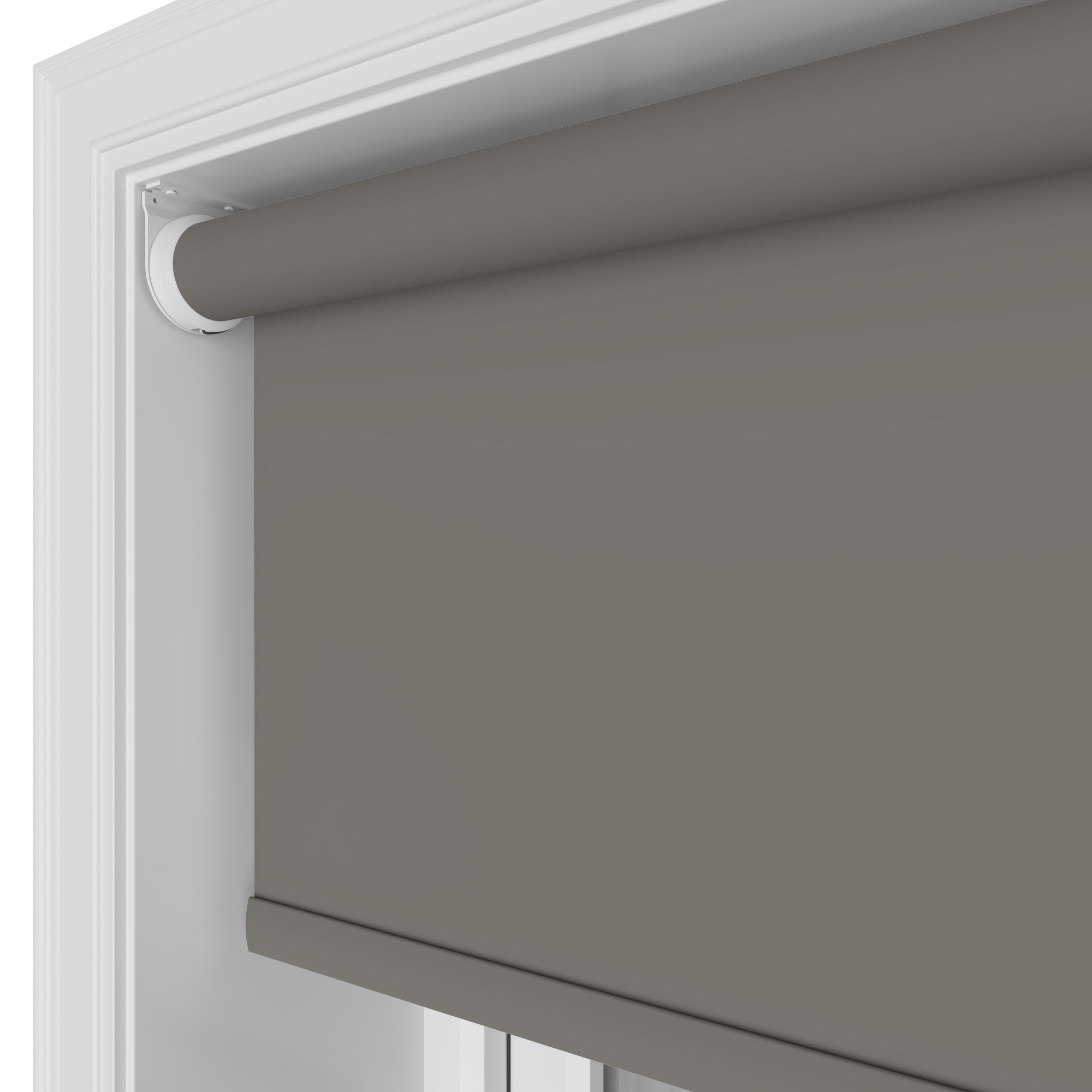 Easton Blackout Grey Flint Motorised Roller Blind - Image 4