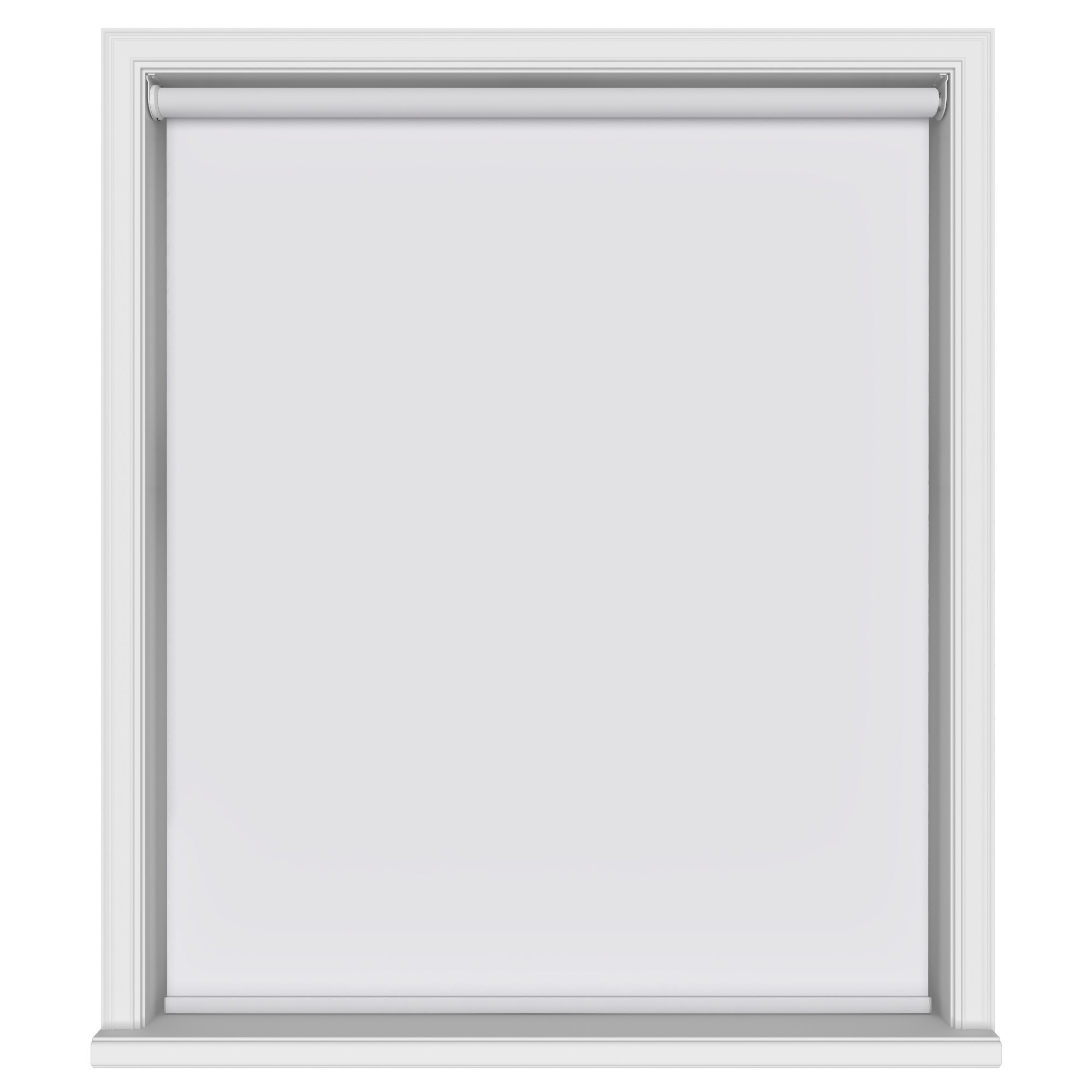 Easton Blackout Naro White Motorised Roller Blind - Image 2