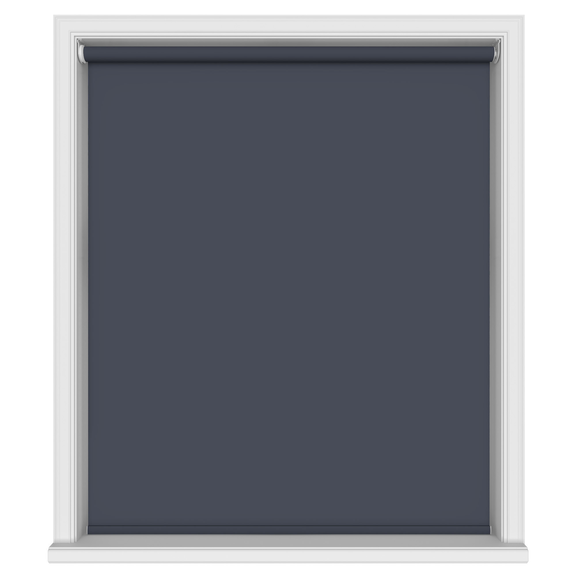 Easton Blackout Midnight Navy Motorised Roller Blind - Image 2
