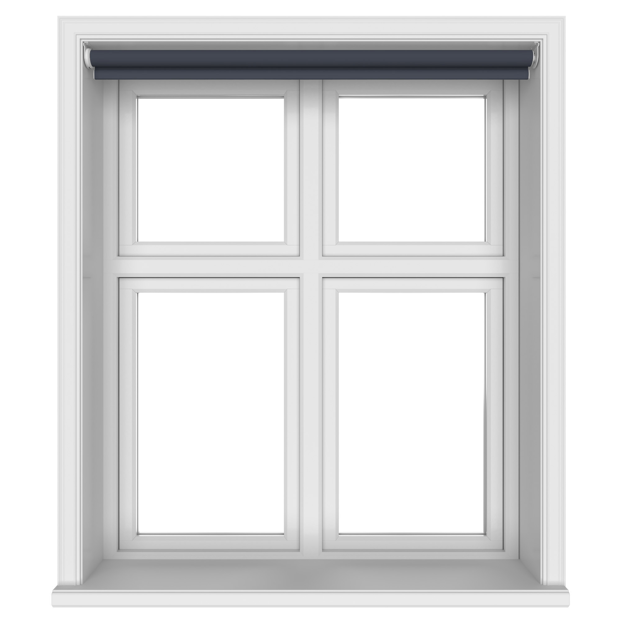 Easton Blackout Midnight Navy Motorised Roller Blind - Image 3