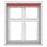Easton Blackout Scarlet Flame Motorised Roller Blind