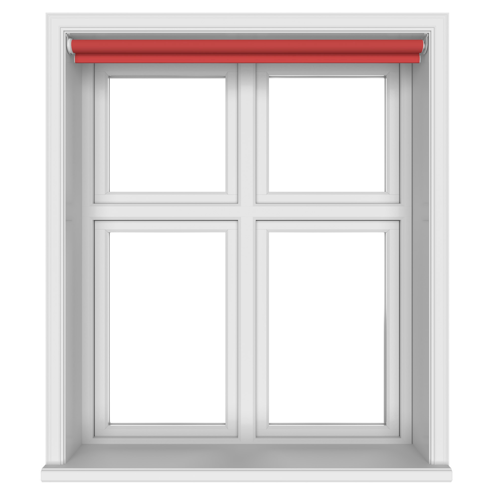 Easton Blackout Scarlet Flame Motorised Roller Blind - Image 3
