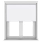 Easton Blackout Snowy White Motorised Roller Blind